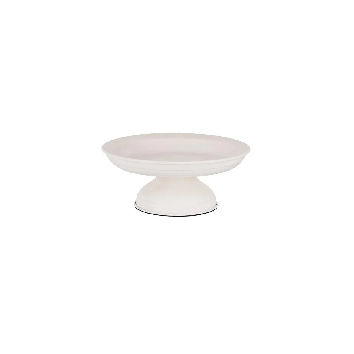 Chef Inox Coney Island Creme Round Coupe Footed Server 300x130mm (Box of 4) - Kitchenly