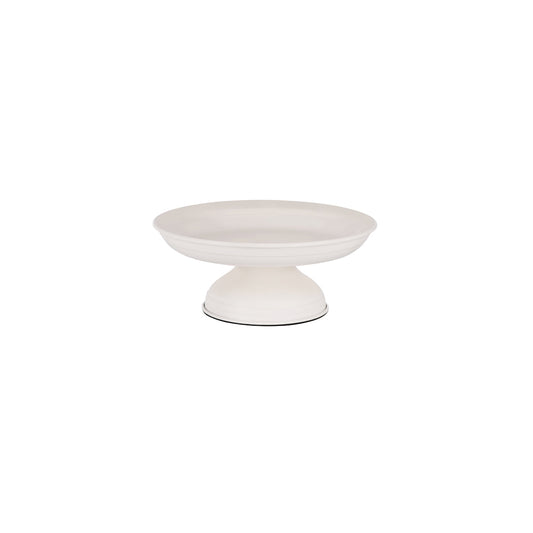 Chef Inox Coney Island Creme Round Coupe Footed Server 300x130mm (Box of 4)