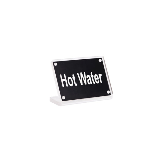 Chef Inox Buffet Sign Acrylic with Magnet Plate - Hot Water