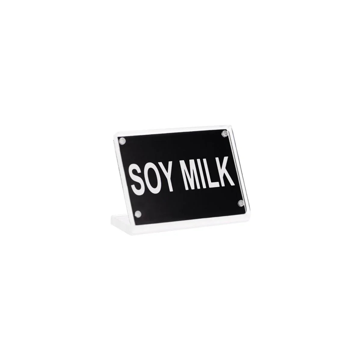 Chef Inox Buffet Sign Acrylic with Magnet Plate - Soy Milk - Kitchenly