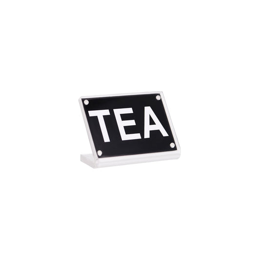 Chef Inox Buffet Sign Acrylic with Magnet Plate - Tea