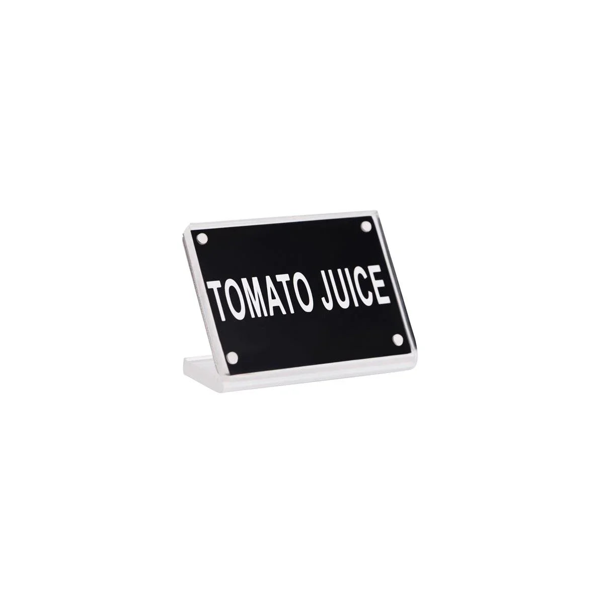 Chef Inox Buffet Sign Acrylic with Magnet Plate - Tomato Juice - Kitchenly