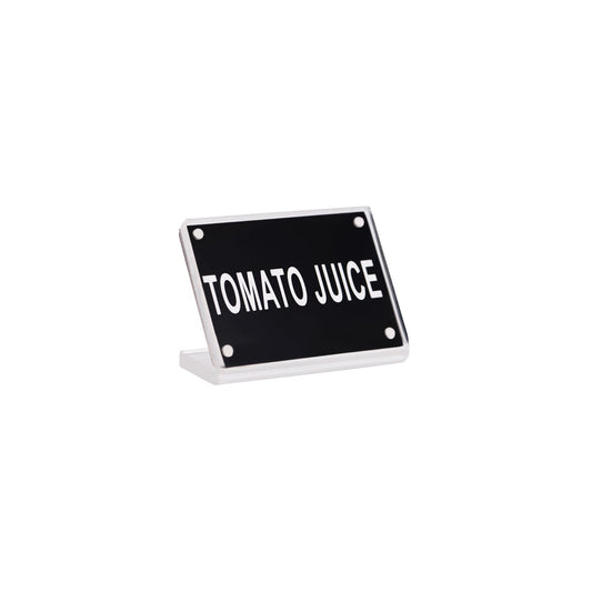 Chef Inox Buffet Sign Acrylic with Magnet Plate - Tomato Juice
