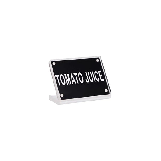 Chef Inox Buffet Sign Acrylic with Magnet Plate - Tomato Juice - Kitchenly
