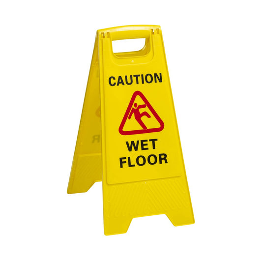 Chef Inox Caution Wet Floor Sign A-Frame