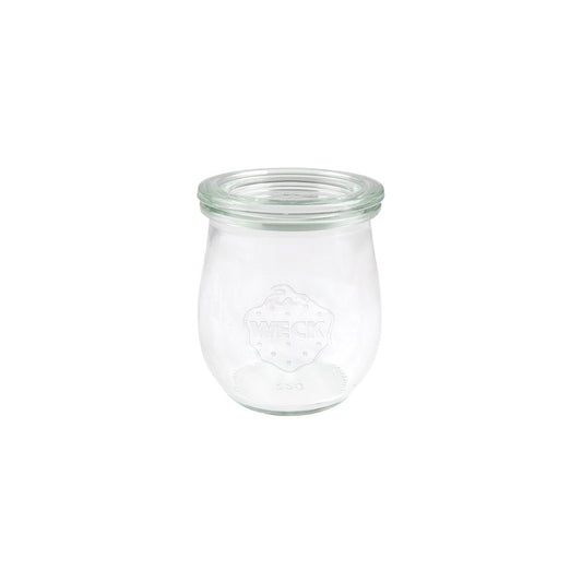 Weck Glass Jar with Lid 70x80mm /220ml (Box of 12)