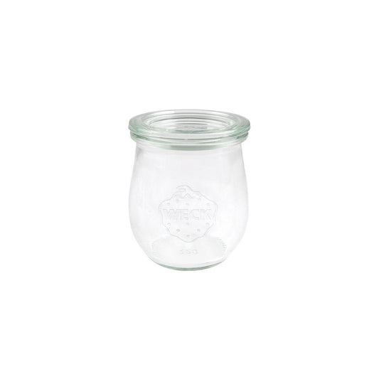 Weck Glass Jar with Lid 70x80mm /220ml (Box of 12) - Kitchenly