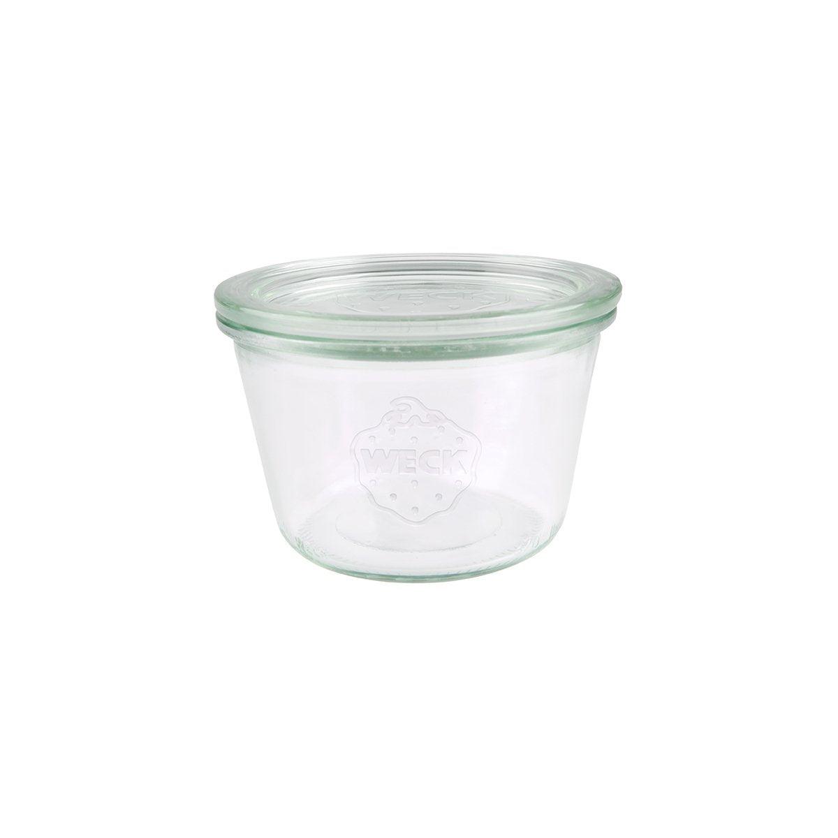 Weck Glass Jar with Lid 100x69mm / 370ml (Box of 6) - Kitchenly
