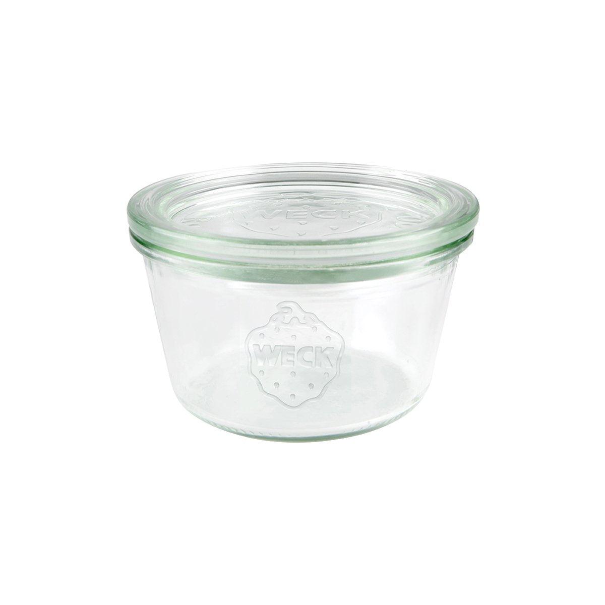 Weck Glass Jar with Lid 100x55mm / 290ml (Box of 6) - Kitchenly