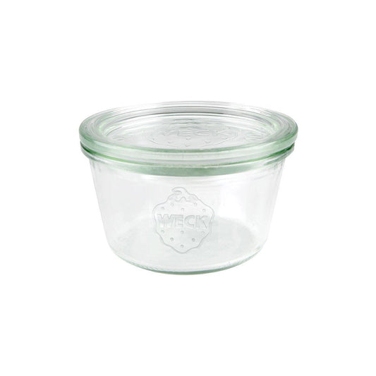 Weck Glass Jar with Lid 100x55mm / 290ml (Box of 6) - Kitchenly