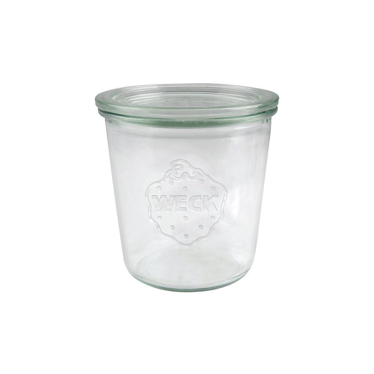 Weck Glass Jar with Lid 100x107mm / 580ml (Box of 6) - Kitchenly