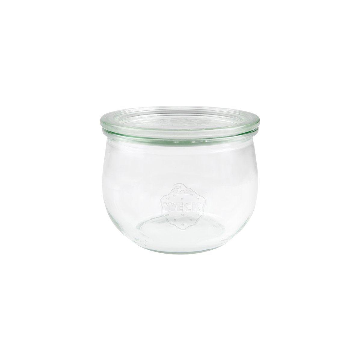 Weck Tulip Jar with Lid 100x85mm / 580ml (Box of 6) - Kitchenly