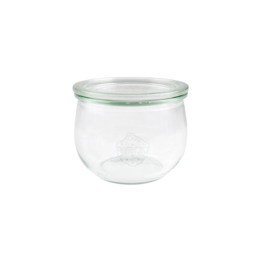 Weck Tulip Jar with Lid 100x85mm / 580ml (Box of 6) - Kitchenly