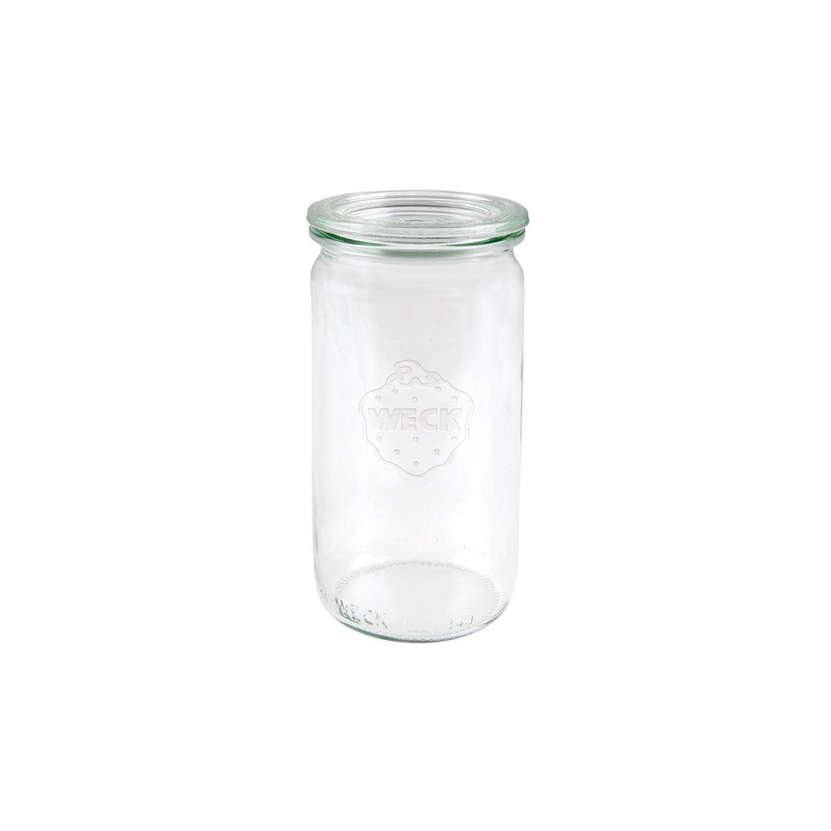 Weck Cylinder Jar with Lid 60x130mm / 340ml (Box of 12) - Kitchenly