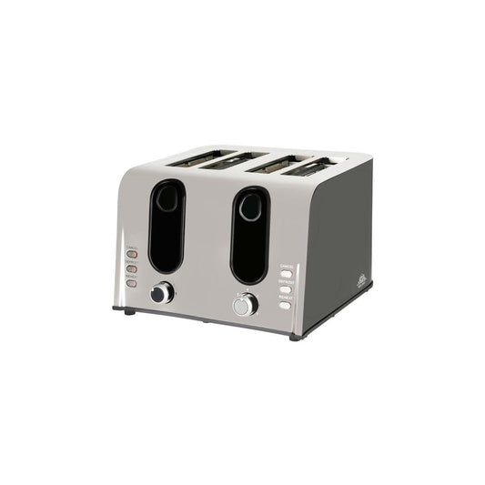 Noble & Price Toaster Luxury 4 Slice Stainless Steel - Kitchenly