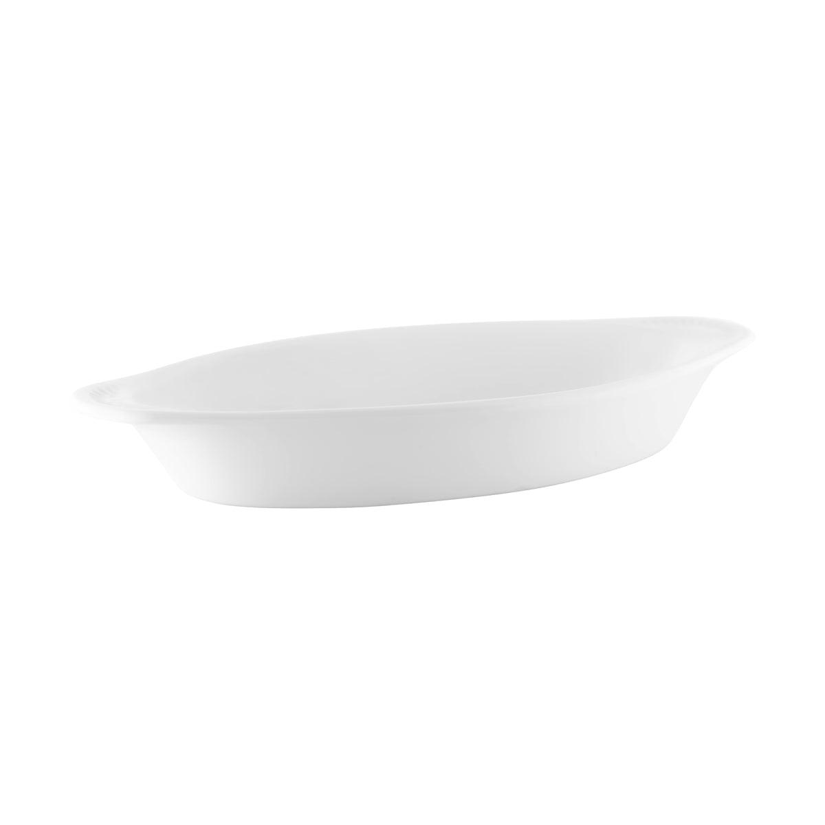 Tablekraft Vitroceram Oval Gratin Dish 310x163x47mm / 660ml (Box of 24) - Kitchenly