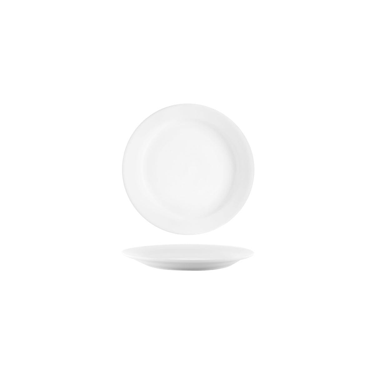 Tablekraft Vitroceram Round Plate Narrow Rim 160mm (Box of 48) - Kitchenly