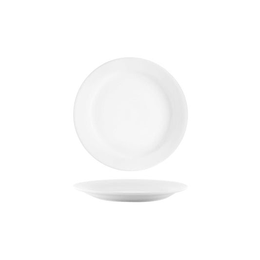 Tablekraft Vitroceram Round Plate Narrow Rim 180mm (Box of 48) - Kitchenly