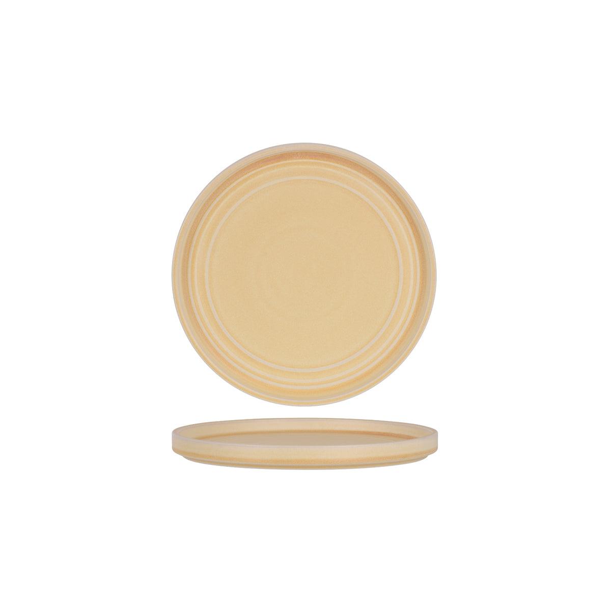 Tablekraft Urban Loft Sandstone Round Plate 220mm (Box of 4) - Kitchenly