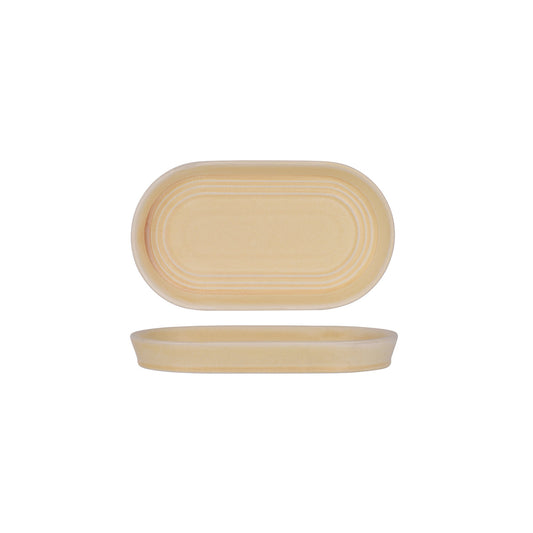 Tablekraft Urban Loft Sandstone Oval Serve Platter 240x135mm (Box of 4)