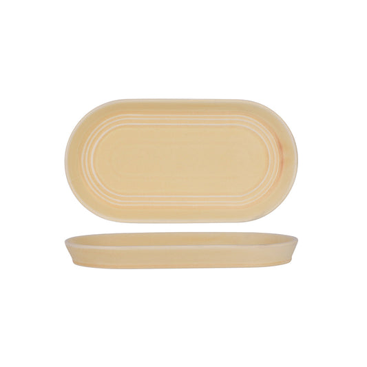 Tablekraft Urban Loft Sandstone Oval Serve Platter 310x165mm (Box of 2)