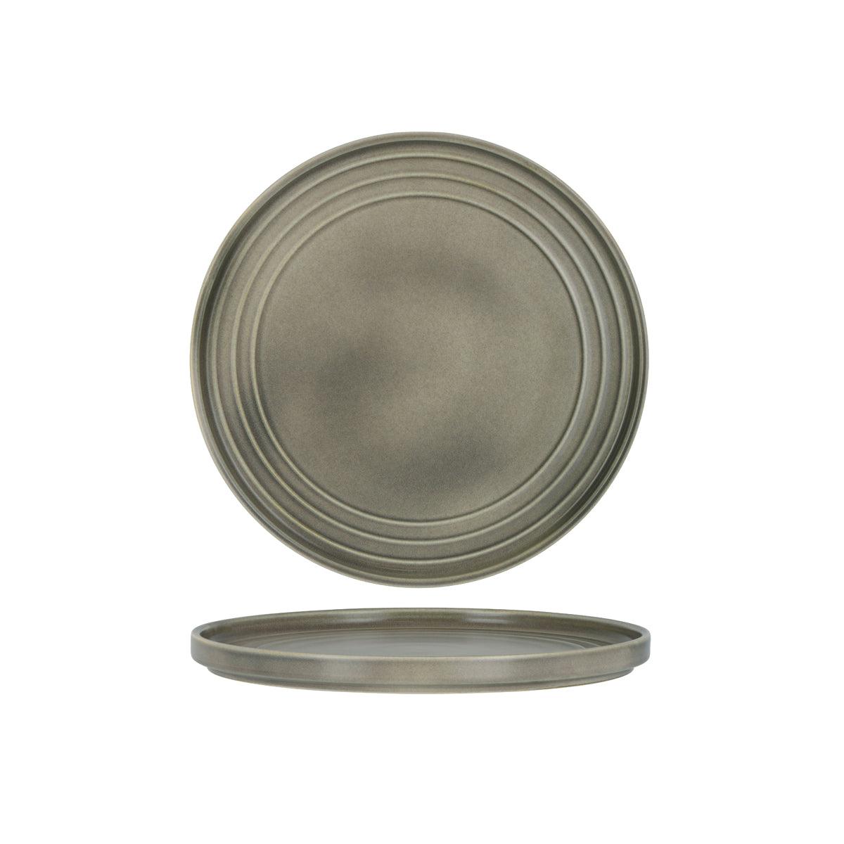 Tablekraft Urban Loft Frost Grey Round Plate 270mm (Box of 3) - Kitchenly