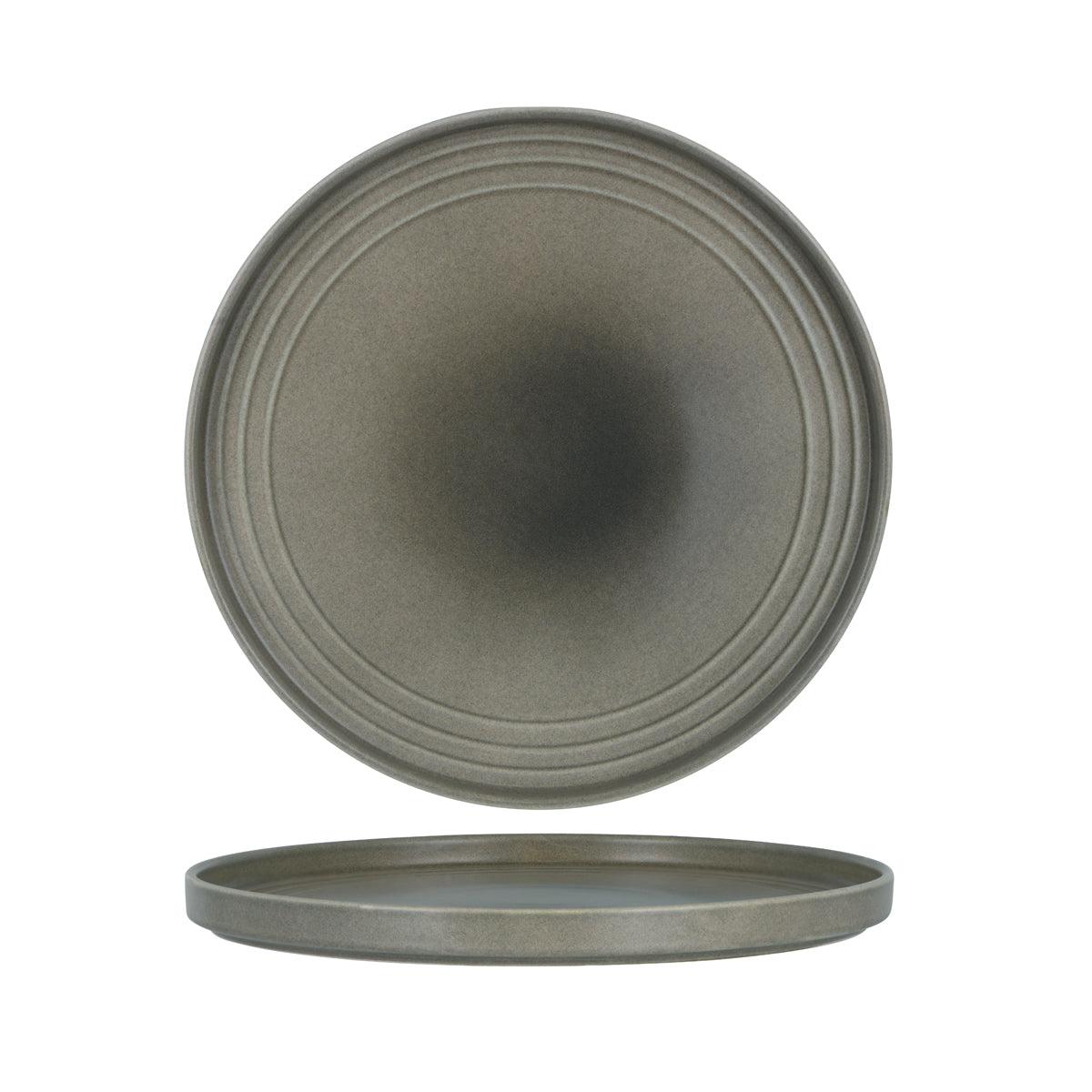 Tablekraft Urban Loft Frost Grey Serve Platter 320mm (Box of 2) - Kitchenly