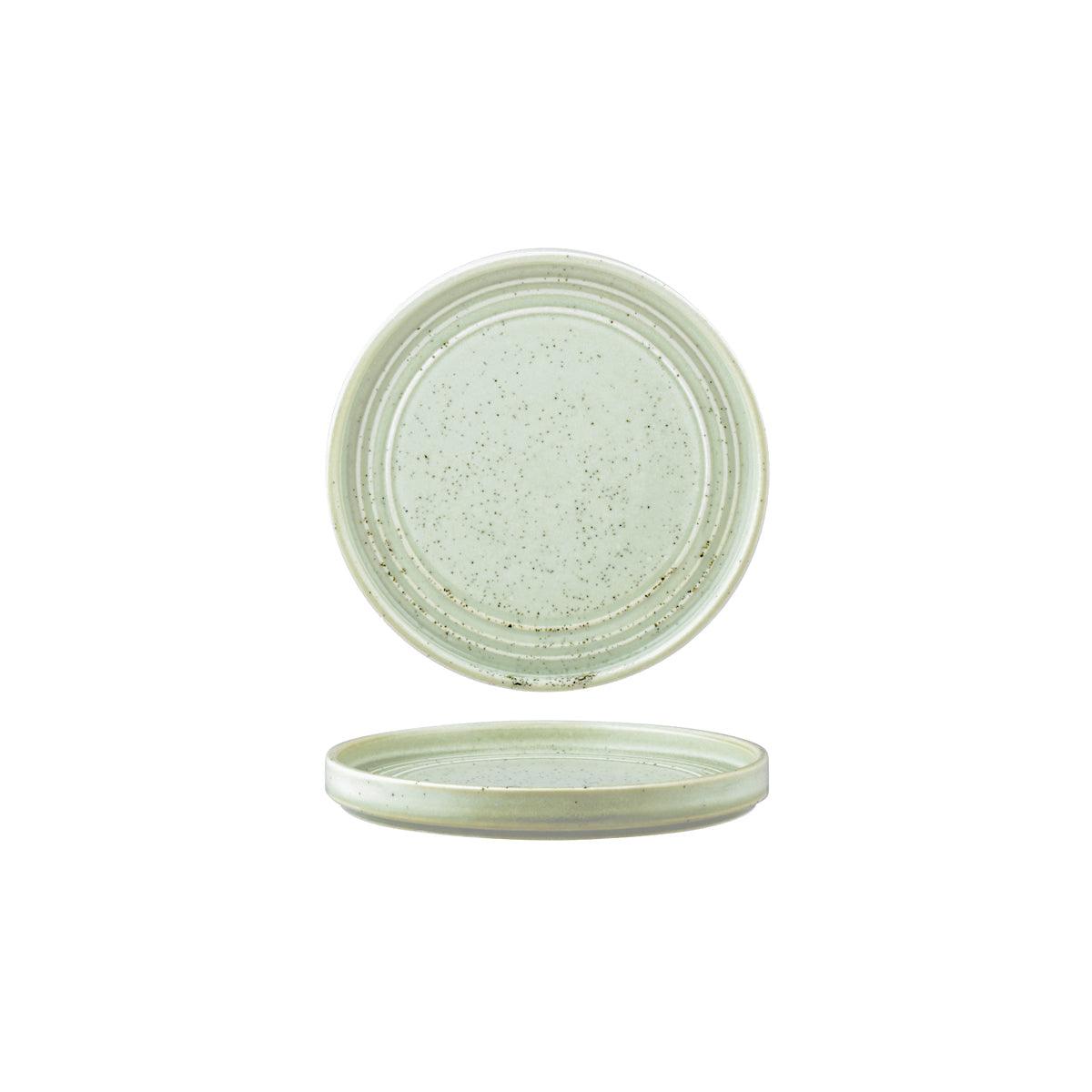 Tablekraft Urban Loft Pistachio Round Plate 180mm (Box of 6) - Kitchenly