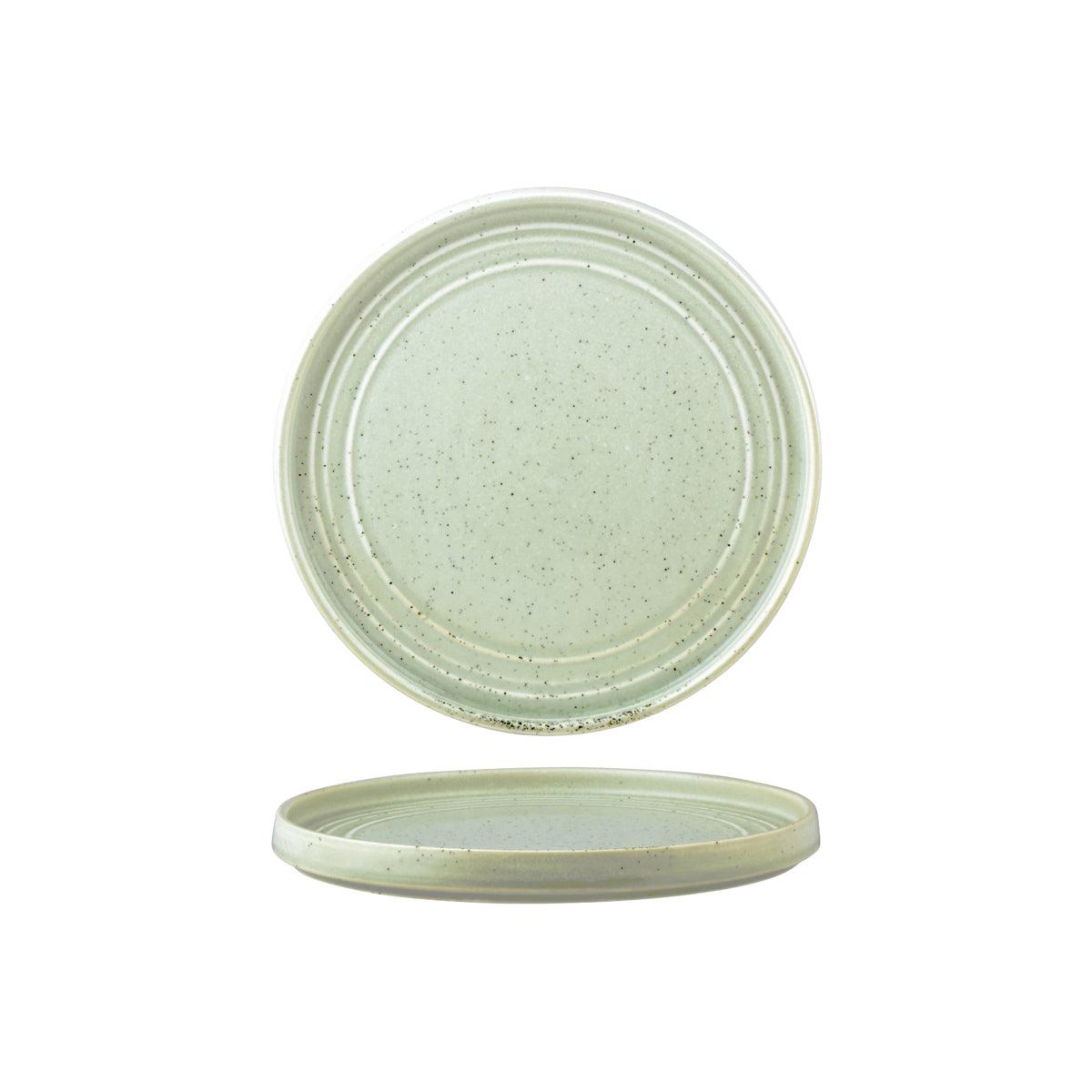 Tablekraft Urban Loft Pistachio Round Plate 220mm (Box of 4) - Kitchenly