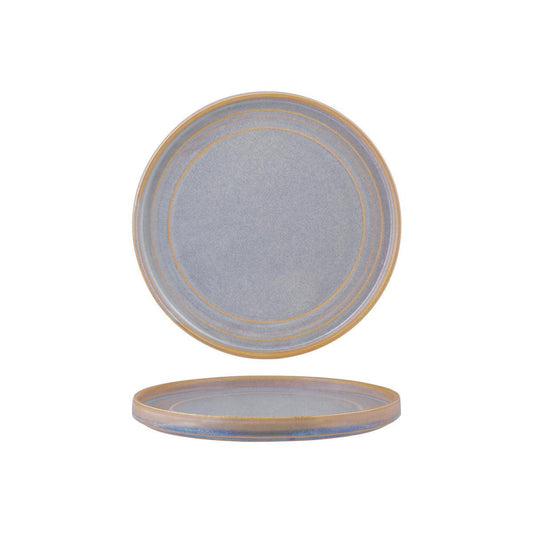 Tablekraft Urban Loft Azure Blue Round Plate 220mm (Box of 4) - Kitchenly