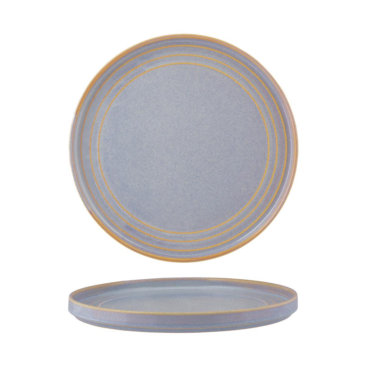 Tablekraft Urban Loft Azure Blue Round Plate 270mm (Box of 3) - Kitchenly