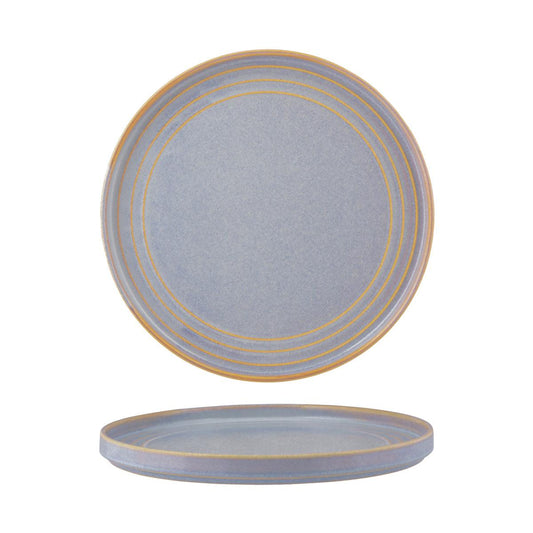 Tablekraft Urban Loft Azure Blue Round Plate 270mm (Box of 3) - Kitchenly