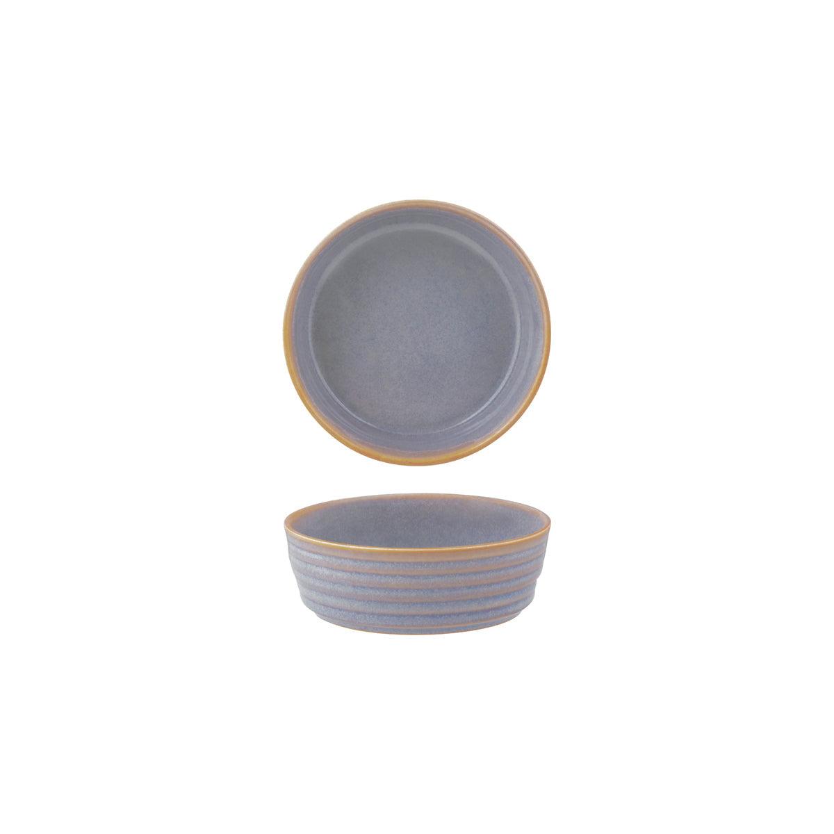 Tablekraft Urban Loft Azure Blue Round Bowl 140mm / 460ml (Box of 4) - Kitchenly