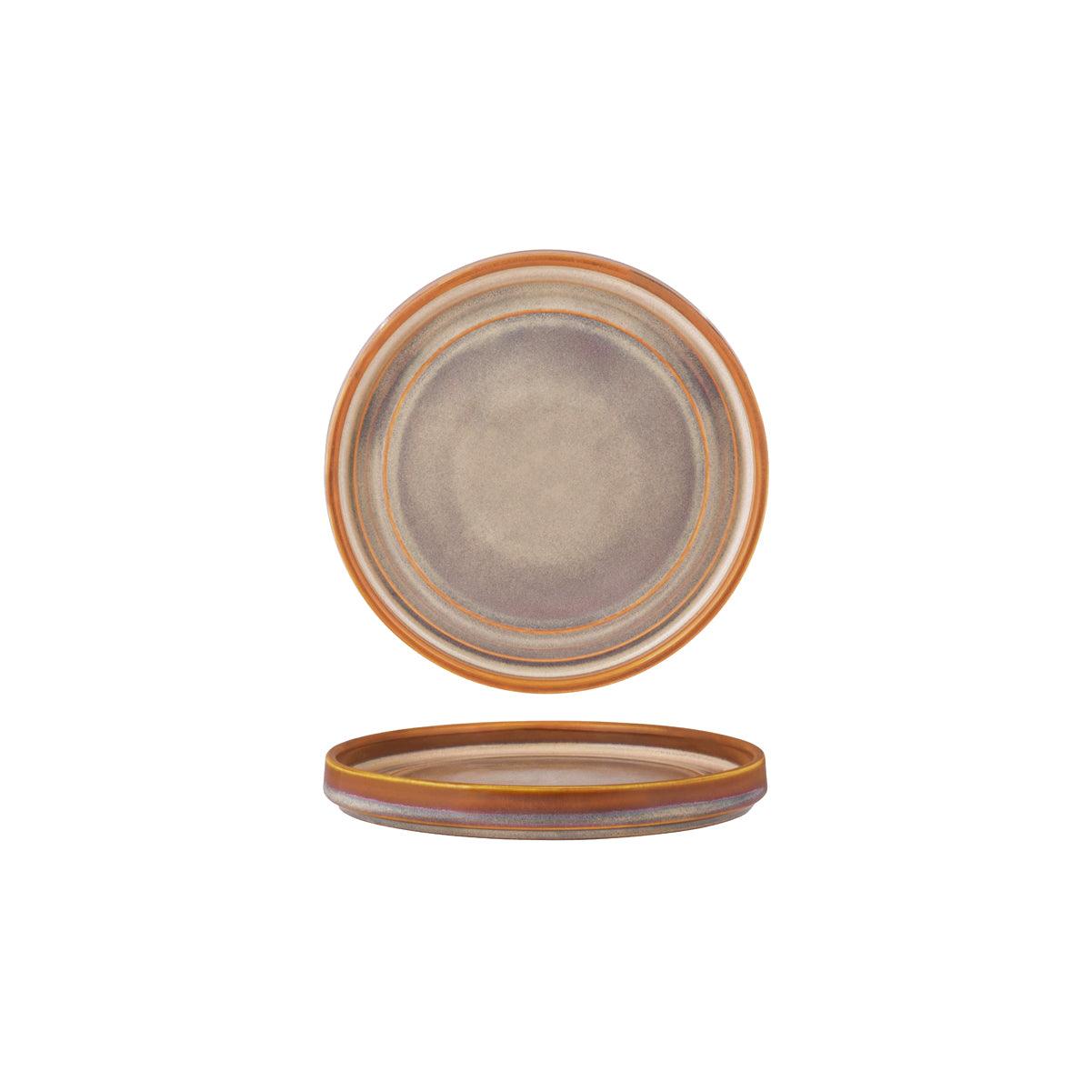 Tablekraft Urban Loft Auburn Round Plate 180mm (Box of 6) - Kitchenly