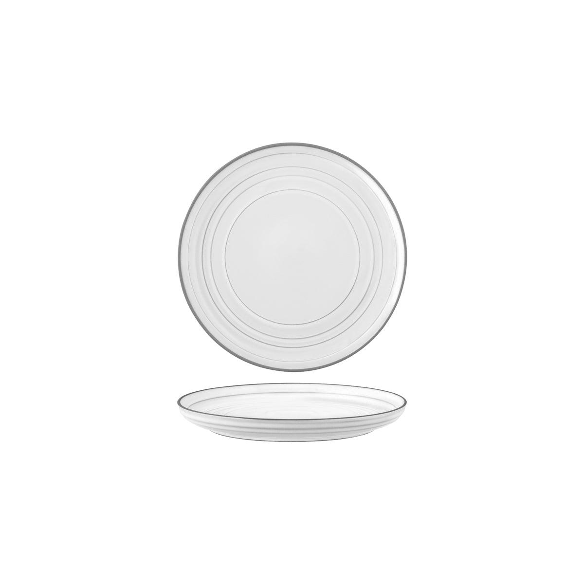 Tablekraft Urban Linea White Round Coupe Plate 170mm (Box of 6) - Kitchenly
