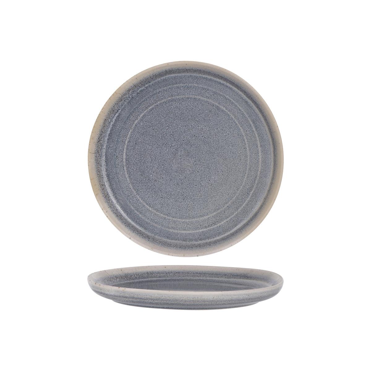 Tablekraft Urban Linea Ocean Blue Round Coupe Plate 220mm (Box of 6) - Kitchenly