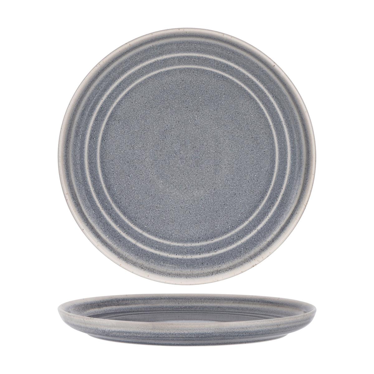 Tablekraft Urban Linea Ocean Blue Round Coupe Plate 275mm (Box of 3) - Kitchenly