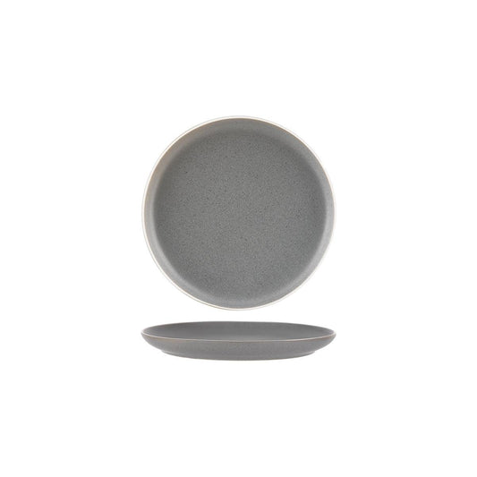 Tablekraft Urban Grey Round Coupe Plate 203mm (Box of 6) - Kitchenly