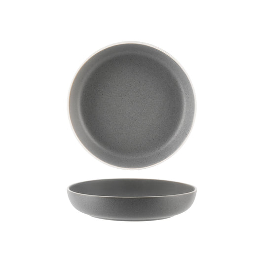 Tablekraft Urban Grey Round Flared Bowl 210mm (Box of 6)