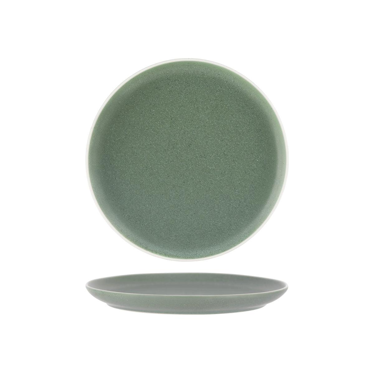 Tablekraft Urban Green Round Coupe Plate 268mm (Box of 4) - Kitchenly