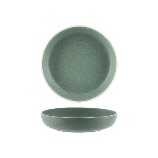 Tablekraft Urban Green Round Flared Bowl 210mm (Box of 6) - Kitchenly