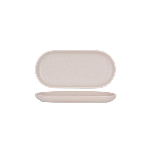 Tablekraft Urban Sand Oval Plate 295x140mm (Box of 4) - Kitchenly