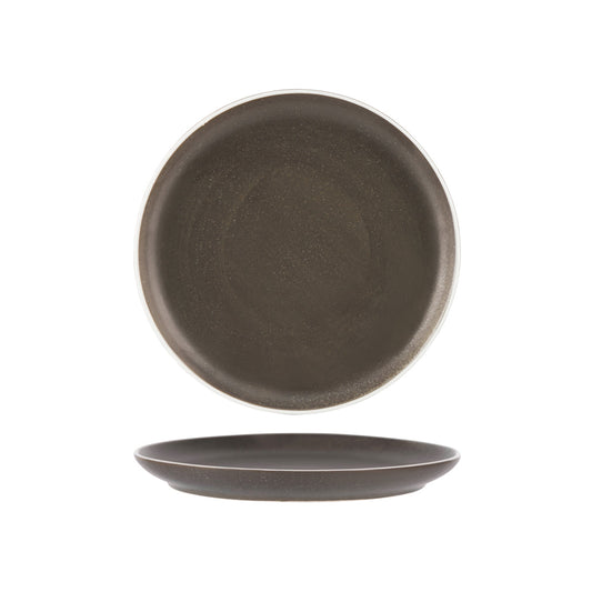 Tablekraft Urban Dark Grey Round Coupe Plate 268mm (Box of 4)