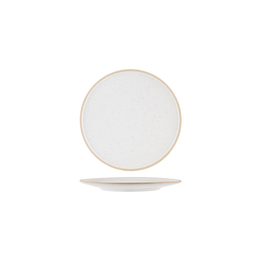 Tablekraft Soho White Pebble Round Plate 210mm (Box of 6)