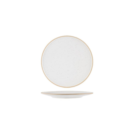 Tablekraft Soho White Pebble Round Plate 210mm (Box of 6) - Kitchenly