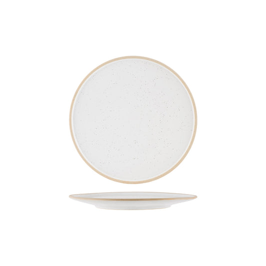 Tablekraft Soho White Pebble Round Plate 257mm (Box of 4)