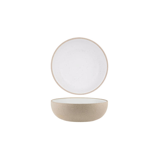 Tablekraft Soho White Pebble Round Deep Bowl 170x55mm / 850ml (Box of 6)