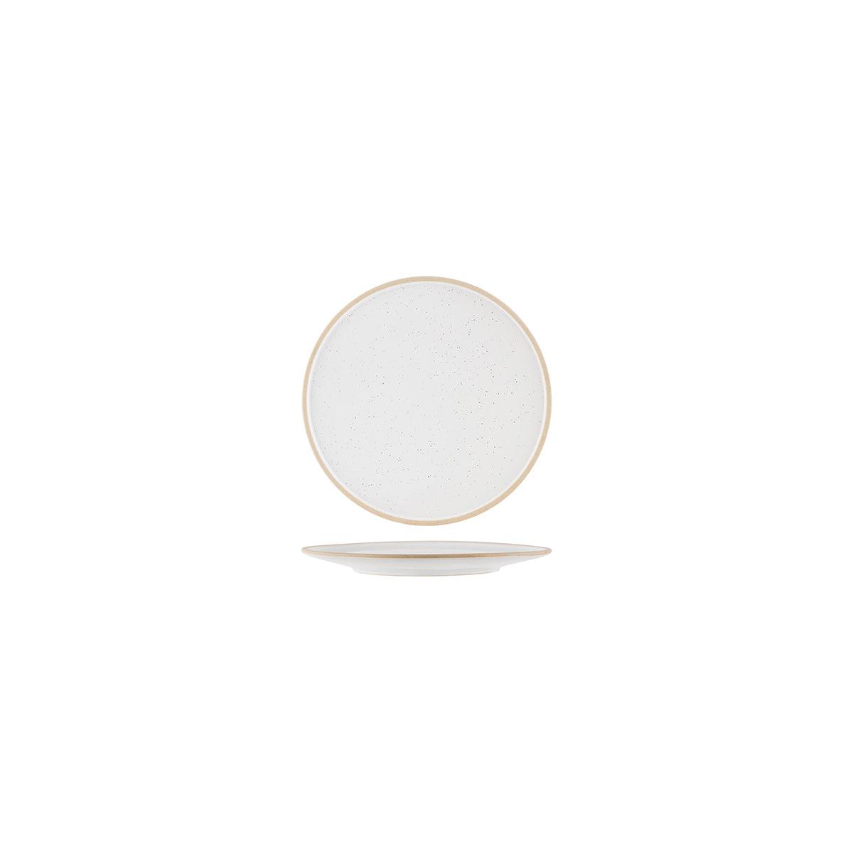 Tablekraft Soho White Pebble Round Plate 160mm (Box of 6) - Kitchenly