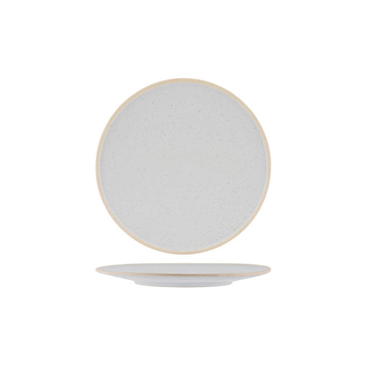 Tablekraft Soho Limestone Round Plate 257mm (Box of 4) - Kitchenly