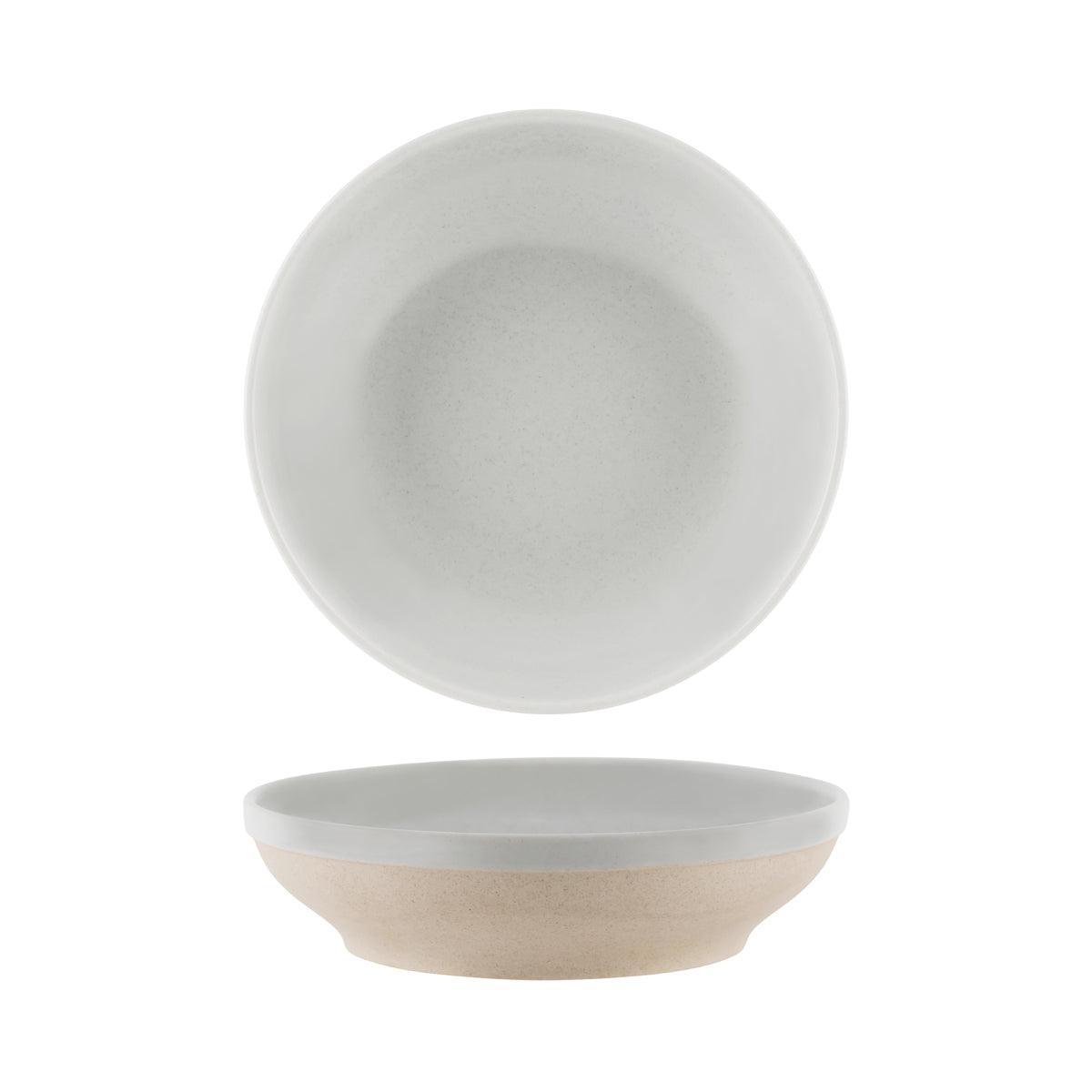 Tablekraft Soho Limestone Round Flared Bowl 227x60mm / 1300ml (Box of 4) - Kitchenly